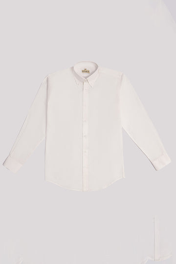 TAILORED FIT WHITE FORMAL SHIRT